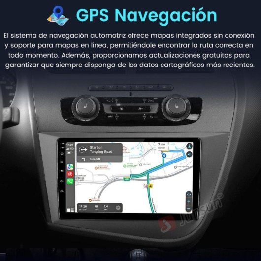 Autoradio JUNSUN Android15 9'' 2+64GB Compatibel Seat León 2005-2011