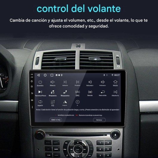 Multimedia Systeem JUNSUN 9 inch Android 15 CarPlay Peugeot 407