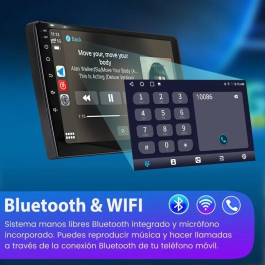 Equipo de sonido JUNSUN Android 15 9" 2GB+64GB CarPlay para Citroën Berlingo 2 B9
