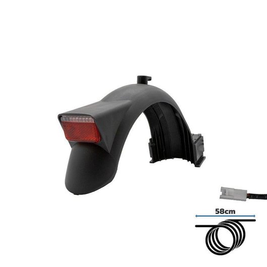 Guardabarros Trasero F10mobility Navee N20/N40 Con Luz Trasera y Freno