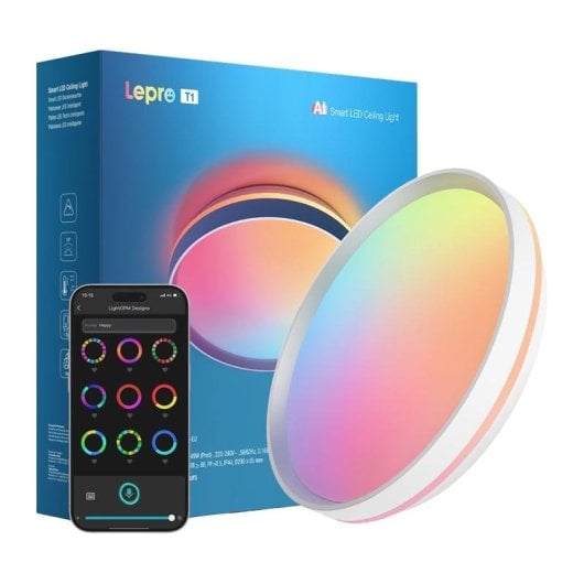 Slim LED Plafond Lepro OT1-EU met Wifi 24 W