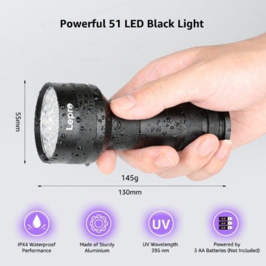 Lanterna UV LED Lepro PR110018 Temperatura colore regolabile