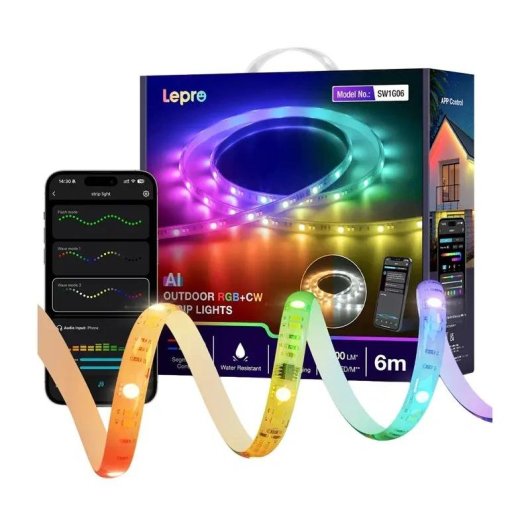 Ruban LED Lepro SW1G06 RGB WiFi Bluetooth