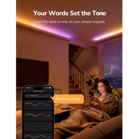 Binnen LED-strip Lepro S1-5-EU RGBIC Bluetooth