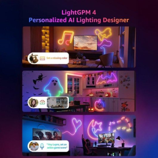 LED Strip Lepro N1-5 5m RGB Wi-Fi Bluetooth Muzieksynchronisatie