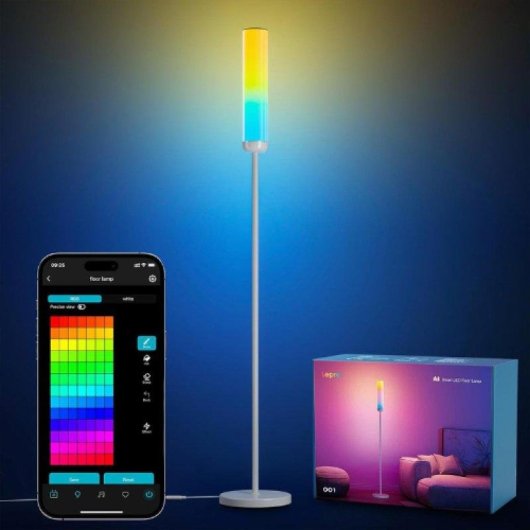 Lampada da piantana Lepro OO1 RGBIC IA 2300 lm