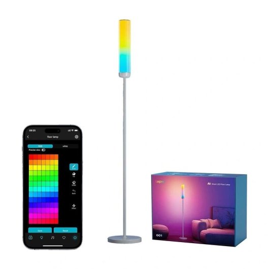Lampada da piantana Lepro OO1 RGBIC IA 2300 lm