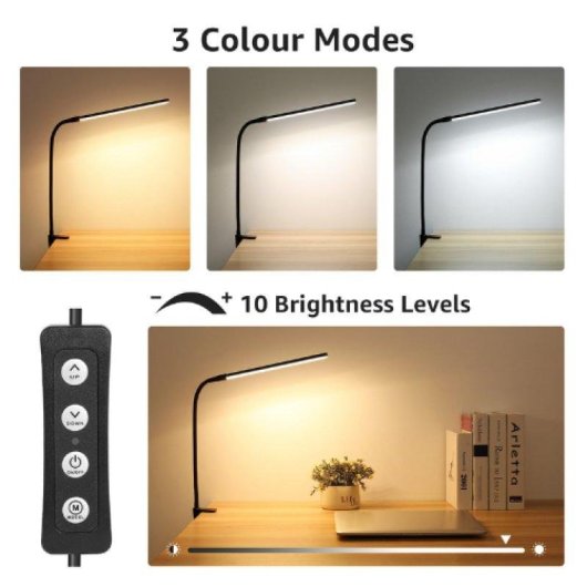 Bureau Lamp Lepro OPR310006-DWW Flicker-vrije Diffuser