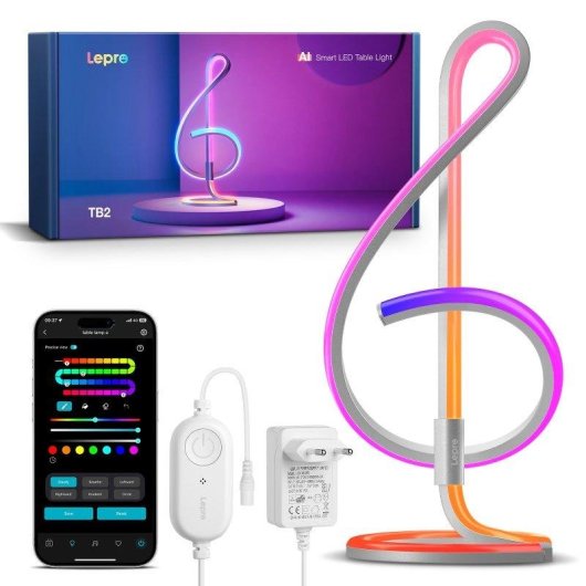 Lampada da Tavolo LED Lepro OTB2-EU Wifi Bluetooth
