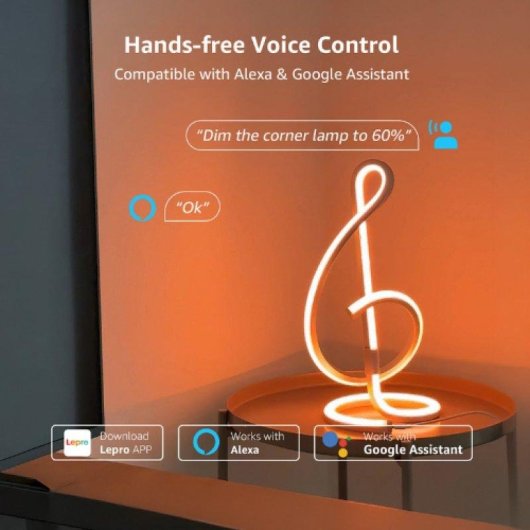 Lampada da Tavolo LED Lepro OTB2-EU Wifi Bluetooth