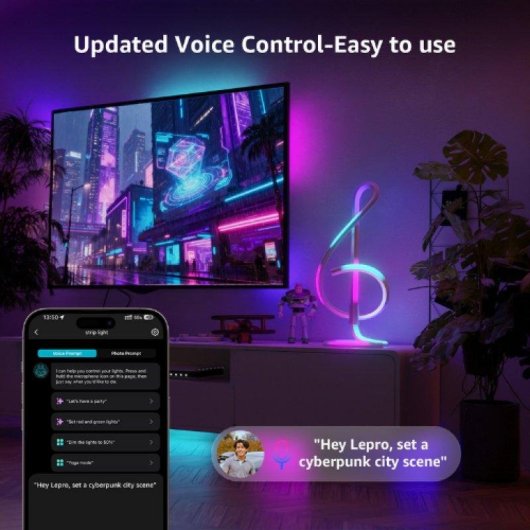 Lampada da Tavolo LED Lepro OTB2-EU Wifi Bluetooth