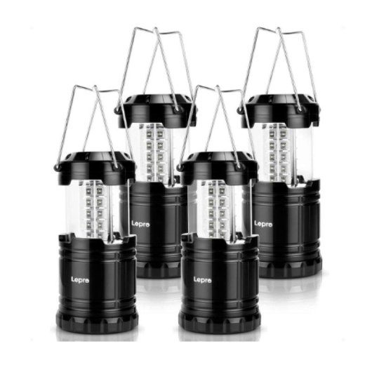 Farol de camping LED Lepro OPR3300007-4 pack de 4 temperatura de color regulable