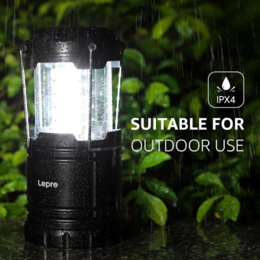 Farol de camping LED Lepro OPR3300007-4 pack de 4 temperatura de color regulable