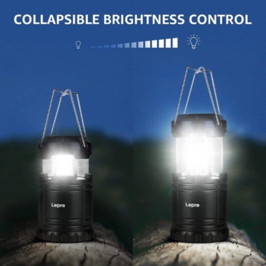 Farol de camping LED Lepro OPR3300007-4 pack de 4 temperatura de color regulable