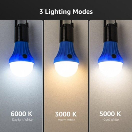 Lanterna de camping LED Lepro Pack 4 Branco Quente