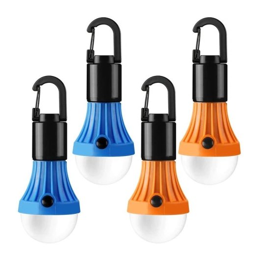 Lanterna de camping LED Lepro Pack 4 Branco Quente