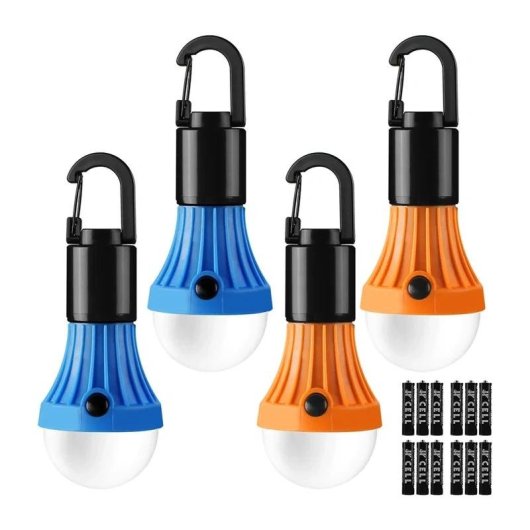 Lanterna de camping LED Lepro Pack 4 Branco Quente