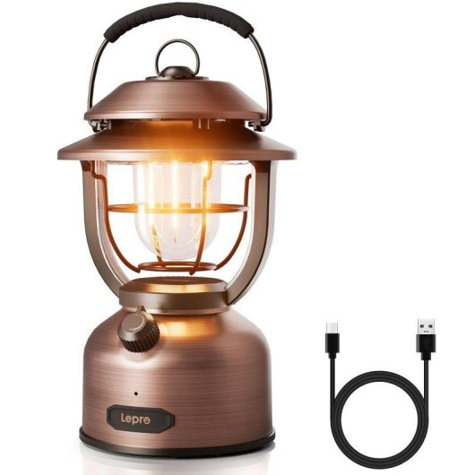 Lampada da campeggio Lepro 33041G LED 1000 lm batteria 15000 mAh