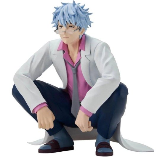 Figura Bandai Mr. Ginpachi's Zany Class Ginpachi Sakata para escritorio