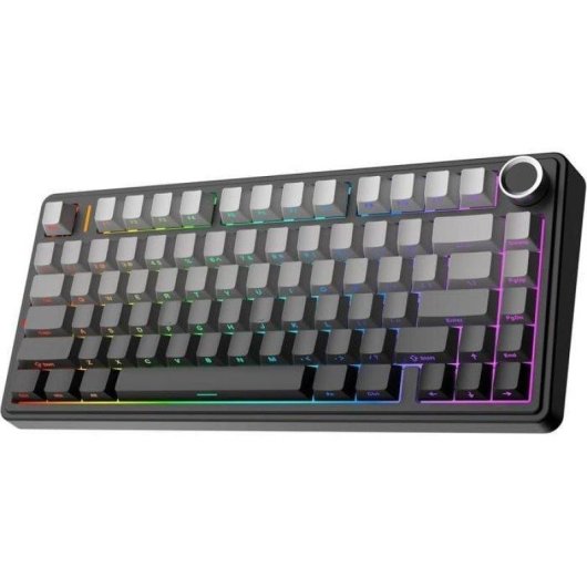 Clavier Nobrand F75 75% compact sans fil triple mode RGB noir