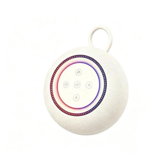 Haut-parleur Bluetooth Nobrand Portable IPX7 Blanc Cassé avec mains libres