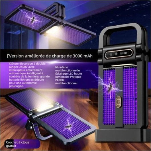 Lampe Anti Moustiques UV Pliante Nobrand 3000 mAh