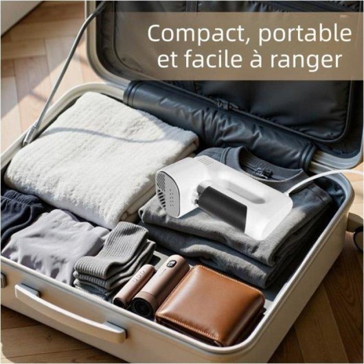 Défroisseur Portable 3500 Pa 1200 W Blanc Chauffe Rapide