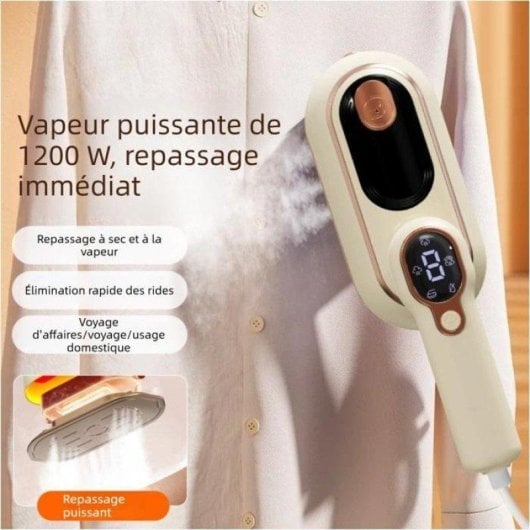 Defroisseur de vetements Nobrand 25 S Pliable 1200 W Blanc