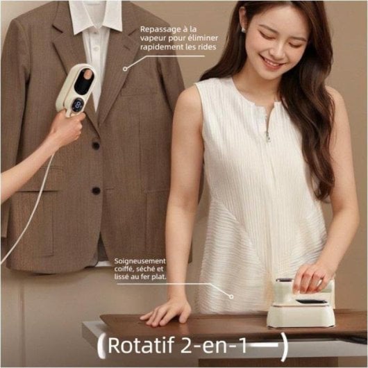 Defroisseur de vetements Nobrand 25 S Pliable 1200 W Blanc