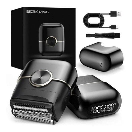 Rasoir Visage Nobrand Compact USB-C 100min IPX6 LED 4 Têtes