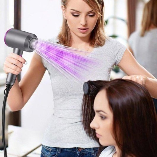 Sèche-cheveux Domestique Nobrand 1800W 3 Températures 3 Vitesses 4 Accessoires Noir