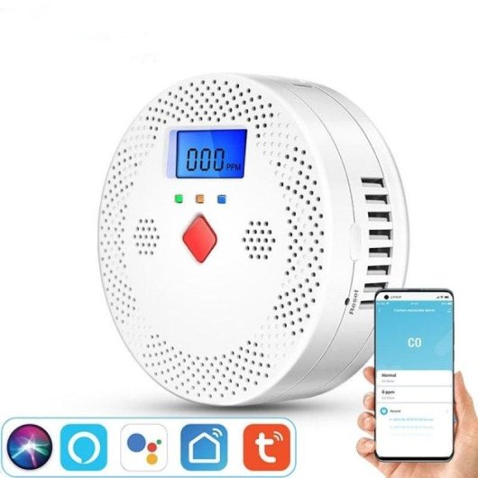 Détecteur de monoxyde de carbone Nobrand WiFi Portable Alarme 24h