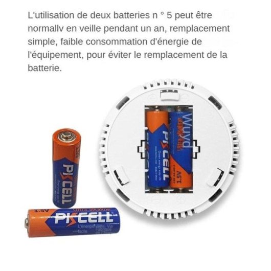 Détecteur de monoxyde de carbone Nobrand WiFi Portable Alarme 24h