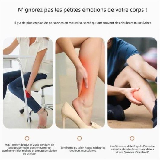 Pistolet de massage Nobrand Masseur Jambes Compression Chaleur 40-50°C 2500mAh