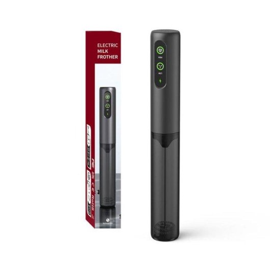 Mousseur de lait electrique portable Nobrand 2 vitesses USB-C Noir