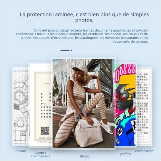 Plastifieuse Shuou Osmile SL399 A3 Contrôle Température Blanc