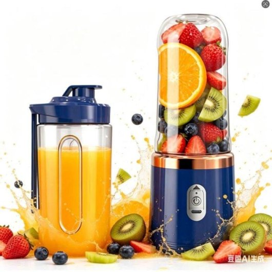 Mixeur Portable Nobrand 400 ml Sans Fil Bleu 21000 rpm