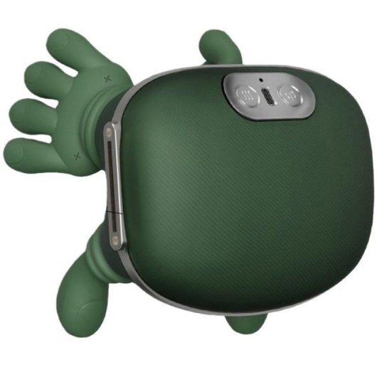 Masseur cervical biomimétique 5-en-1 infrarouge chaleur pression air Vert