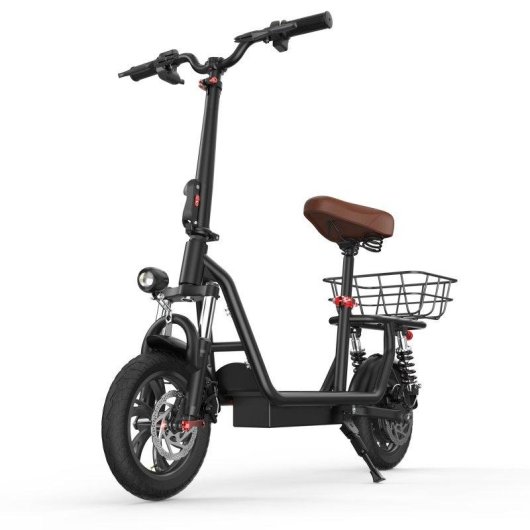 Trottinette électrique iScooter i12 500W Autonomie 35km Freins à disque Pneus 12'' LED Double suspension