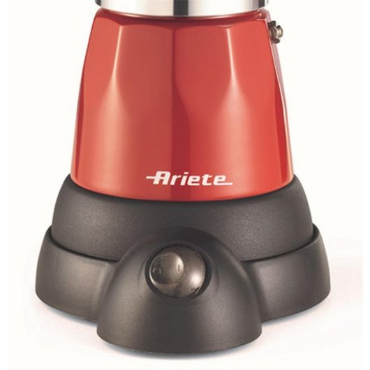 Italienische elektrische Espressokanne Ariete Mokina Grande 0,25 L 480 W rot