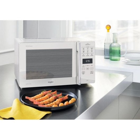Microondes Whirlpool Chef Plus MCP 349 WH 25 L 800 W avec grill et convection