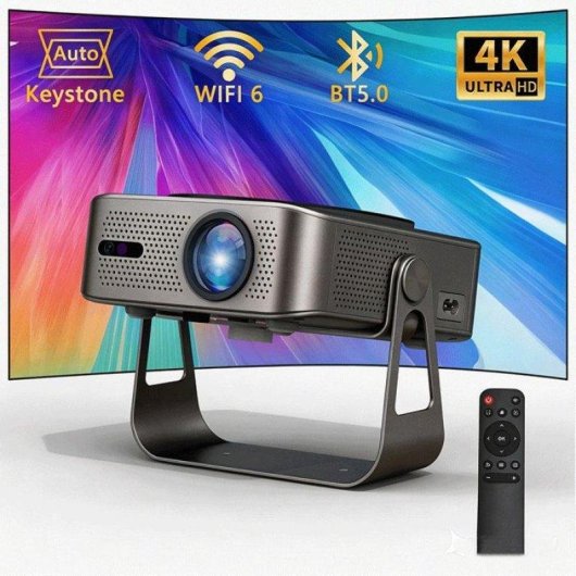 Projecteur Nobrand Android Full HD 1080p 73 W WiFi 200" PTZ Gris