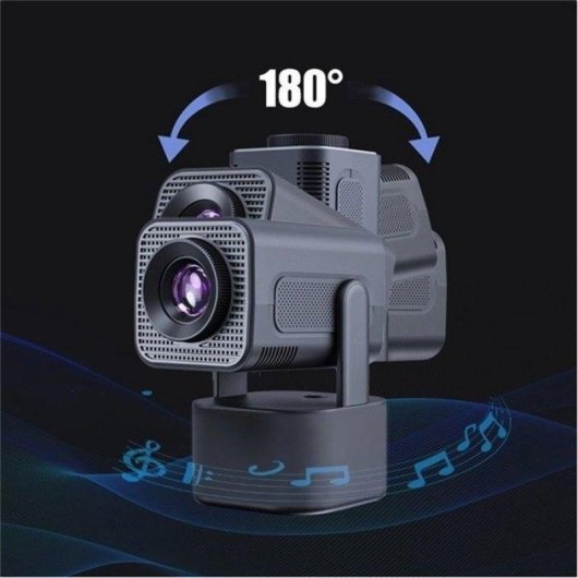 Projecteur Nobrand Full HD 1080p 2000 Lumens 130" LED DLP WiFi Bluetooth Portable