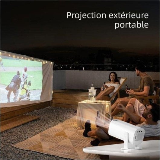 Projecteur portable Nobrand P30 720P 280 Lumens 120" WiFi Bluetooth Android