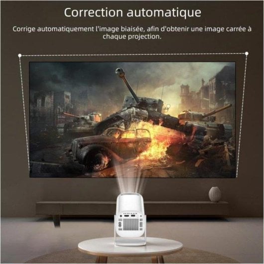 Projecteur portable Nobrand P30 720P 280 Lumens 120" WiFi Bluetooth Android