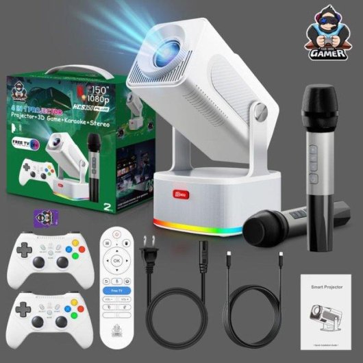 Projecteur Nobrand Hcs350plus 1080p 450 Lumens 150" WiFi Bluetooth Portable