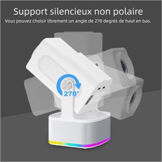 Projecteur Nobrand Hcs350plus 1080p 450 Lumens 150" WiFi Bluetooth Portable
