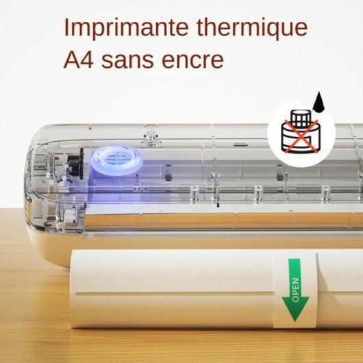 Imprimante Thermique Bluetooth Sans Encre Nobrand A4 50-216 mm Portable
