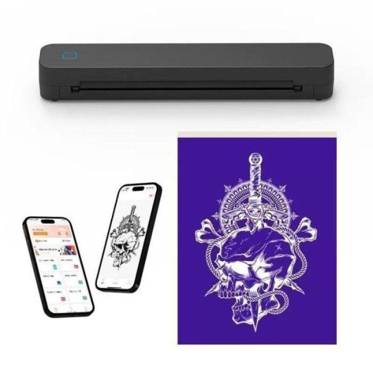 Imprimante thermique Bluetooth USB Nobrand A4 203 DPI sans encre