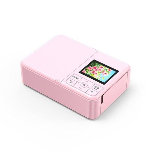 Imprimante jet d'encre portable USB Nobrand PT01 couleur rose 50x90 mm